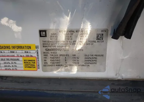 2015 Chevrolet Traverse Ls from USA, damaged, VIN 1GNKRFED1FJ178233